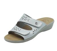 Fly Flot Bellona, Pantofole Donna in Microfibra Elasticizzata, con Strappo Regolabile, Sottopiede Antishock, Sandali, Bianco, 40 EU