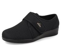 Fly Flot Bellona, Pantofole Donna in Microfibra Elasticizzata, con Strappo Regolabile, Sottopiede Antishock, Sandali, Nero, 38 EU