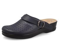 Fly Flot Ciabatta Donna con Tomaia e Sottopelle in Pelle, Cinturino Regolabile, Sottopiede Antishock, Sandali, 38 EU