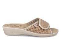 Fly Flot Ciabatta in rete c/zeppa e strappo, Donna - 6009 (Beige)