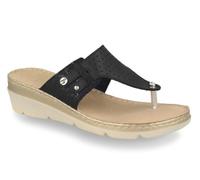 Fly Flot Ciabatta Infradito Donna Comfort Anatomico con Zeppa 5 cm - Made in Italy