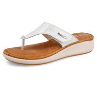Fly Flot Ciabatta Infradito Donna Strappo Regolabile, Sottopiede Imbottito Antishock in Pelle, 36 EU