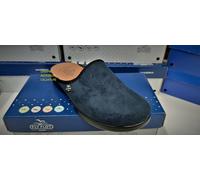 Fly Flot | Classic Man, Pantofole Uomo Classiche, Ciabatta con Tomaia in Microfibra, Sottopiede imbottito in Pelle Antishock, Blu, 42