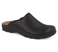 Fly Flot | Classic Man, Pantofole Uomo, Ciabatta con Tomaia Stretch Adattiva in Microfibra Elasticizzata, Sottopiede imbottito in Pelle Antishock, Nero, 41