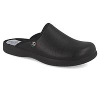 Fly Flot | Classic Man, Pantofole Uomo Classiche, Ciabatta con Tomaia Stretch Adattiva in Microfibra Elasticizzata, Sottopiede in Microfibra, Nero, 46