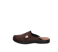 Fly Flot | Classic Man, Pantofole Uomo con Stemma, Ciabatta con Tomaia in Microfibra, Sottopiede imbottito in Pelle Antishock, Testa di Moro, 40