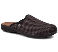 Fly Flot Classic Pantofole Uomo in Microfibra Fantasia a Quadretti, Sottopiede Imbottito in Pelle Antishock, 41 EU