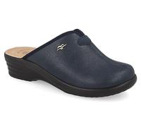 Fly Flot | Classic Woman, Pantofole Donna con Strass, Ciabatta con Tomaia in Morbida Microfibra, Sottopiede imbottito in Pelle Antishock, Blu, 37