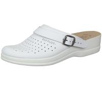 Fly Flot Donna Clog Pantofola In Pelle Scarpe Da Lavoro Con Cinturino Perforato