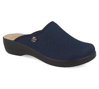 Fly Flot | Fresh Woman, Pantofole Donna Traspiranti, Ciabatta con Tomaia in Rete Elastica, Sottopiede imbottito in Pelle Antishock, Blu, 40