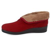 Fly Flot | Full Slipper Woman, Pantofole Donna con Bordo in Ecopelliccia, Tomaia in Morbida Microfibra e Peluche, Sottopiede in Peluche, Bordeaux, 39