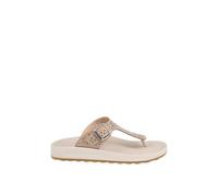 Fly Flot Infradito con Strass Donna -49- Beige 41 EU