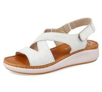 Fly Flot Minerbe, Sandali Donna, Cinturino Posteriore Regolabile, Il Sottopiede in Pelle, Ciabatta, Grigio Chiaro, 38 EU