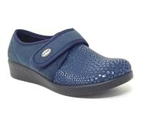 Fly Flot | Full Slipper Woman, Pantofole Donna Animalier con Strappo Regolabile, Ciabatta con Tomaia Stretch Adattiva in Microfibra Elasticizzata, Sottopiede in Microfibra, Blu, 38
