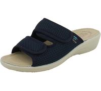 Fly Flot Pantofole Donna in Rete Elastica Doppio Velcro Regolabile Pelle Imbott.