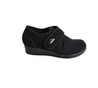 Fly Flot Pantoscarpa c/zeppa e strappo, Donna - 2003 (Nero)