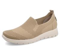 Fly Flot Scarpa Donna in Rete Elastica Knit, Sottopiede Estraibile in Memory, Lavabile in Lavatrice, Mocassini, Nocciola, 38 EU