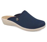 Fly Flot Anoia, Ciabatte Donna in Rete Elastica Traspirante Fresh, Sottopiede Imbottito in Pelle, Blu, 38, Sandali EU