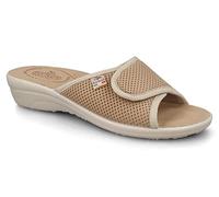 Fly Flot T4413 Fe Blu Ciabatte Donna Made in Italy Zeppa 3 CM Anatomica