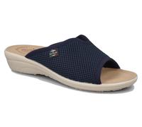 Fly Flot Atella, Ciabatte Donna in Rete Elastica Aperte, Sottopiede Imbottito in Pelle, Sandali, Blu, 41 EU