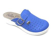 Fly Flot T5B26 EA Azzurro Ciabatta Sanitaria Donna Anatomiche Woman Cinturino (40 EU)