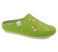 Fly Flot | Trendy Woman, Pantofole Donna con Farfalle, Ciabatta con Tomaia in Pet Riciclato, Sottopiede in Panno, Grigio, 41