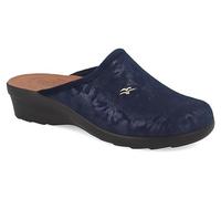 Fly Flot | Trendy Woman, Pantofole Donna con Logo, Ciabatta con Tomaia in Morbida Microfibra, Sottopiede imbottito in Pelle Antishock, Blu, 37