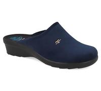 Fly Flot | Trendy Woman, Pantofole Donna con Logo, Ciabatta con Tomaia in Morbida Microfibra, Sottopiede in Microfibra Antishock, Blu, 39
