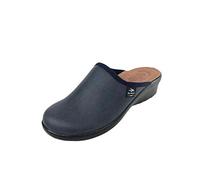 Fly Flot | Trendy Woman, Pantofole Donna Ecopelle, Ciabatta con Tomaia Stretch Adattiva in Microfibra Elasticizzata, Sottopiede imbottito in Pelle Antishock, Blu, 36