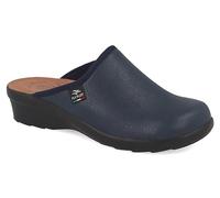 Fly Flot | Trendy Woman, Pantofole Donna Ecopelle, Ciabatta con Tomaia Stretch Adattiva in Microfibra Elasticizzata, Sottopiede imbottito in Pelle Antishock, Blu, 39
