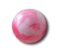 FLY FLQ Pallone da yoga Pilates con pompa a piedi, palla da parto antiscivolo, per la terapia fisica, la palestra, la gravidanza ed esercizi a casa, Red-65 cm