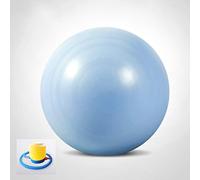 FLY FLU Pallone da yoga grande con palla da nascita antiscivolo per pompa a piedi - per terapia fisica, palestra, esercizio di gravidanza a casa, blu
