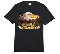 Fly High Jackie, Jackie And Shadow Bald Eagle Comfort Colors Adult Heavyweight T-Shirt