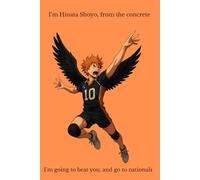 Fly Higher Notebook: Motivational Lined Notebook for Inspiration, Writing & School: A5 Size Notebook | Gift for Volleyball Anime Fans