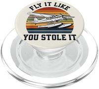 Fly It Like You Stole It Idrovolante Pilota Retro Aviazione PopSockets PopGrip per MagSafe
