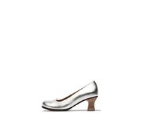 Fly London BAZE086FLY, Moccasin Women's Fashion Shoes, Silver, 37