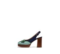 Fly London EVAH243FLY, Pumps Donna, Sky Blue/Emerald/Blue, 38 EU