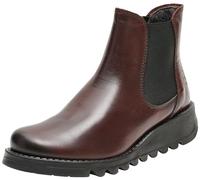 Fly London Stivali SalvChelsea Bambina, Elastico nero vino, 9 UK