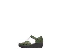 Fly London VELT224FLY, Sandal Women's Fashion Shoes, GREEN, 37