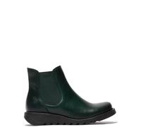 Fly London Women's Salv Chelsea Boots, Petrol Petrol Elastic, 36 EU