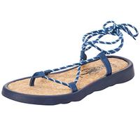 Fly London Women's Tace874fly Flat Sandal, Blu, 41 EU