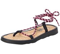 Fly London Women's Tace874fly Flat Sandal, Nero viola, 41 EU