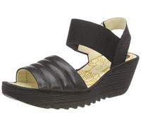 Fly London Women's Yiko414fly Sandal, Nero, 40 EU