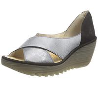 Fly London Women's Yoma307fly Sandal, Grigio e nero., 40 EU