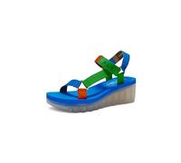 Fly London YEFA726FLY, Sandal Donna, Pistachio/Multicolor/AZURRE, 38 EU