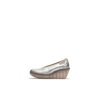 Fly London YOZA438FLY, Wedges Donna, Silver, 39 EU