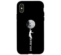 Fly Me To The Moon Freedom Motivation Inspiration Quotes Custodia per iPhone X/XS