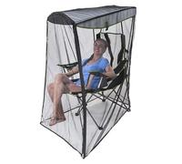 Fly Mesh - Robusta rete per sedia da campeggio all'aperto, compatta e impermeabile, protezione solare per patio, viaggi, escursionismo, giardino, cortile, zaino in spalla, pesca all'aperto