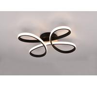 FLY PLAFONIERA LED 22W 2600lm, 3000K NERA CON REGOLAZIONE INTENSITA' CON NORMALE INTERRUTTORE L. 40CM
