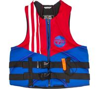 Fly Racing 221-304023X Neoprene Galleggiamento Gilet 3XL Rosso/Bianco/Blu